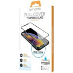 Lemontti Full Fit kijelzővédő üvegfólia Samsung Galaxy A12-hez, 1 db, 2.5D, 9H, 0.33mm, fekete (LEMFSFFA12BK)