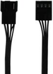 Arctic Cablu Arctic PST Cable Rev. 2, 1x 4-pin - 4x 4-pin, 0.7m, Black (ACCBL00007A)