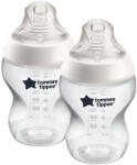Tommee Tippee Комплект шишета Tommee Tippee - Easi Vent, 260 ml, с биберон 1 капка, 2 броя (TT.0022) - ozone