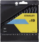 STANLEY HSS-R fémfúró készlet, 19db-os, 1-10mm (STA56025-QZ)