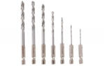 FESTA fúrószár készlet 7 db, 1, 5-6 mm, HEX (L20316)