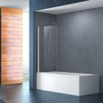 Fluminia Paravan de cada Fluminia, Standard, pivotant dintr-o bucata, 80 x 140 cm (P01BS01)