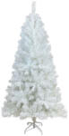 Natura HF-210 karácsonyfa fehér műfenyő fém talppal 210 cm