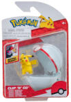 Pokémon - Figurine Clip N Go, Pikachu #2 & Premier Ball (ASMPKW2664) Figurina