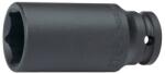 Hans Tools 1/2" gépi hosszú dugókulcsfej 8x80mm CrMo 84300M08 (060103-0041) - szerszamplusz