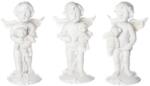  Angyal figura macival álló poly 4, 5x4x8, 5cm fehér 3 féle 1db, nem választható