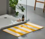 Tchibo Fürdőszobaszőnyeg, csíkos, sárga, 50x80 cm Sárga-fehér csíkos