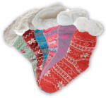 BigStyle 3 pár Karácsonyi zokni változó színekben finom puha szőrme béléssel, csúszásgátlós (bs1172)