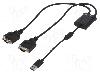 LogiLink Cablu D-Sub 9pin mufa x2, USB A mufa, USB 1.1, USB 2.0, lungime Lungime cablu, Culoare izolaţie, LOGILINK - AU0031