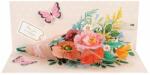  Popshots képeslap, panoráma, virágcsokor (A371)