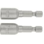 MTX Mágneses dugókulcs fej csavarozóba 7x45mm 2db-os (115689)