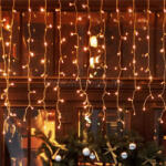 Somogyi Elektronic Karácsonyi LED-es sorolható jégcsap fényfüggöny melegfehér, 5 m, IP44 DLFJ 200/WW (DLFJ 200/WW)