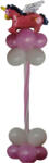 Balloons4party Kit decor pilon Unicorn roz