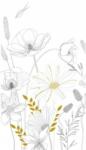 As Creation Fototapet floral alb-negru