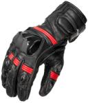 Sixgear Mănuși Moto din Piele SIXGEAR FIRM · Negru / Roșu