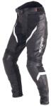 Sixgear Pantaloni Moto Damă din Piele & Textil SIXGEAR ARIEL · Alb / Negru
