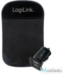 LogiLink USB 2-port autós töltőkészlet, csúszásgátló szőnyeggel, fekete (PA0118) - mobile4u