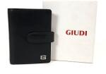 GIUDI "G" emblémás fekete álló kártyatartó 7007GPGD-03