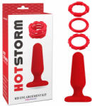 ORION His Enlargement Kit - Set Butt Plug și 3 Inele pentru Penis