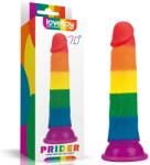 Orion 7' Prider - Dildo Realistic Multicolor din Silicon, 16, 5 cm Dildo