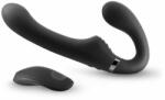 Orion Shi/Shi - Midnight Rider - Vibrator Negru Strapless Strap On cu Telecomandă, 21, 3 cm Vibrator