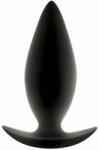 Orion Renegade Spades Medium - Dop Anal de Silicon Negru, 10 cm