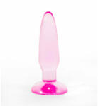 Orion Fantezia Începe Aici - Butt Plug Roz din PVC cu Ventuză, 15 cm
