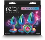 Orion Rear Assets Heart - Set dopuri anale, 3 buc. , multicolor