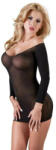 Orion Negura - Rochie mini sexy transparentă din nailon