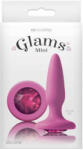 Orion Glams Mini Gem - Dop Anal Roz cu Diamant, 8.5 cm