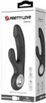 Orion Selene - Vibrator iepuraș, negru, 19 cm Vibrator
