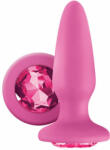 Orion Glams Pink Gem - Dop Anal din Silicon cu Diamant, 10, 5 cm