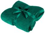 TEESA Patura Teesa Fleece Polar, 200 x 220 cm, poliester, 220 g/m2 greutate, certificare OEKO-TEX 100, Verde (TSA8902-2) Patura