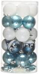 Kring Karácsonyfadísz szett: Különböző formájúak, 35 db-os, Fehér/Kék (EG01-PE4A-5025W58.B39KR2820.S04-Blue/White)