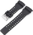 Ricardo Curea pentru Casio G-Shock, plastic, negru mat, cataramă argintie (pentru modelele GA-100, GA-110, GD-120, GLS-100)