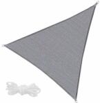 SPRINGOS Copertina parasolar, Springos, triunghiulara, cu sfori pentru montare, geanta, inele metalice, gri, 5x5x5 m (SN1055)