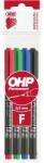 ICO OHP F 4db-os vegyes színű 0, 5mm permanent marker (9070024000)