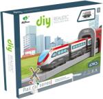 Mappy M-Toys City Rail Elektromos vonatkészlet, hangokkal és tartozékokkal, 67 darab