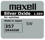 Maxell Батерия сребърна Maxell Oxide SR44, 1.55V, 1 бр (MLBSSR44SW)