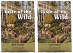 Taste of the Wild Pine Forest 24, 4 kg (2 x 12, 2 kg) szarvassal és hüvelyesekkel