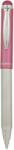 Zebra Golyóstoll, 0, 24 mm, teleszkópos, rozsdamentes acél, pink tolltest, ZEBRA Telescopic Metal Stylus , kék (46617) - kellekanyagonline