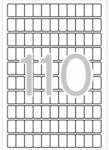 APLI Etikett, 12x18 mm, kerekített sarkú, A5 hordozón, APLI, 1650 etikett/csomag (01860) - kellekanyagonline