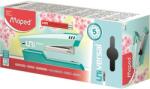 Maped Tűzőgép, 24/6, 26/6, 25 lap, MAPED Universal Metal Half-Strip Pastel , pasztell türkiz (354301) - kellekanyagonline