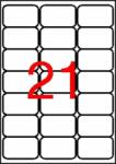 APLI Etikett, univerzális, 63, 5x38, 1 mm, kerekített sarkú, APLI, 2100 etikett/csomag (02414) - kellekanyagonline