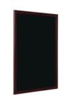  Krétás információs tábla, fekete felület, 90x120 cm, cseresznyefa színű keret (PM1415652-002) - kellekanyagonline