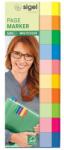Sigel Jelölőcímke, papír, 10x50 lap, 15x50 mm, SIGEL Multicolor , vegyes szín (HN682) - kellekanyagonline