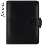 FILOFAX Kalendárium, gyűrűs, betétlapokkal, pocket méret, FILOFAX, Metropol , fekete (FX-026960) - kellekanyagonline