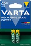 VARTA Tölthető elem, AAA mikro, 2x1000 mAh, előtöltött, VARTA Power (5703301402) - kellekanyagonline