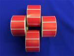  Etikett, thermo, 25x45 mm, 1000 etikett/tekercs, piros (ISCT2545P) - kellekanyagonline