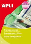 APLI Fólia, írásvetítőhöz, A4, fekete-fehér lézernyomtatóba, APLI (01268)